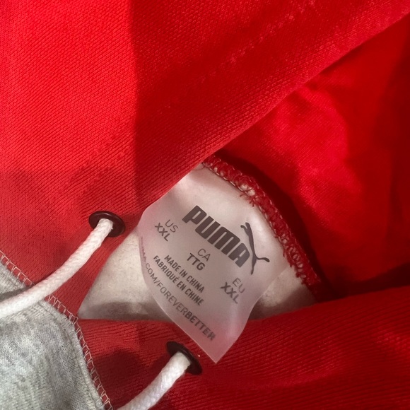 New WITHOUT TAGS Puma playbook pullover light gray heather mens size XXL - Picture 6 of 7